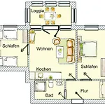 Brise Haus Odin App 08 Lejlighed *